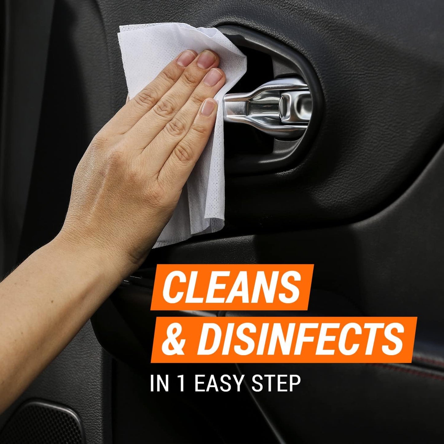 Armor All Car Disinfectant Wipes, Car Cleaning Wipes for Cars, Trucks, Motorcycles, 30 Wipes Each, 3 Pack