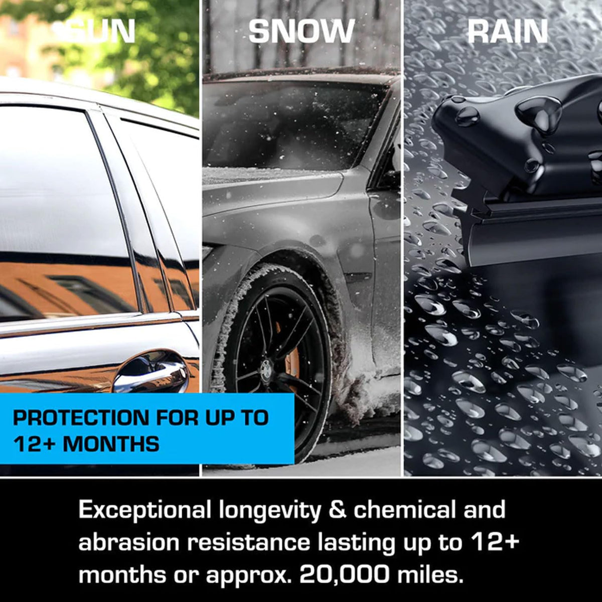EZ Glass - Graphene Glass Coating & Water Repellent for Windshields - 12+ Months of Long Lasting Hydrophobic Windshield Coating - Quick and Easy Application 15ML