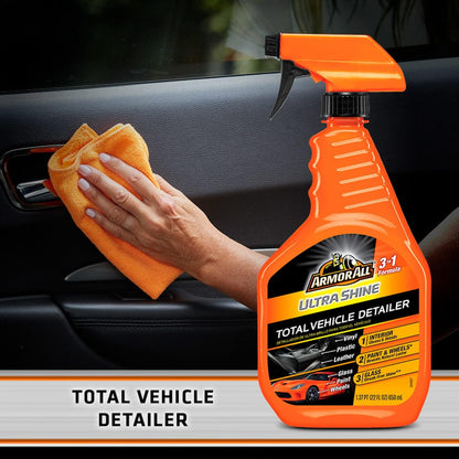 Armor All Ultra Shine Total Vehicle Detailer by Armor All, Car Detailer Spray for Interior and Exterior Use, 22 Fl Oz