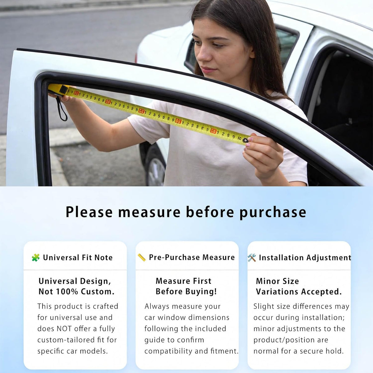 Car Window Sun Shades Curtains - Magnetic Privacy Curtains Side Window Sun Shades 100% Block Light Car Window Covers with Cooler Feeling 4Pcs, Thicken(Thickset, 4pcs)