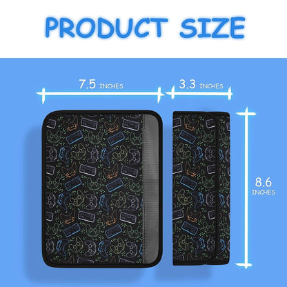 YR Seat Belt Cover for Kids, Soft Comfort Seat Belt Cushion for Children, Cute Cartoon Pattern Car Seat Belt Pads Cover for Girls and Boys, 1 Pack (Cartoon Spider)