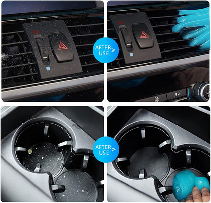 Cleaning Gel for Car Detailing Putty Car Vent Cleaner Goo Cleaning Putty Gel Auto Detailing Tools Car Interior Cleaner Dust Cleaning Mud for Cars Dust Cleaner Slime Keyboard Cleaner Gel (1Pack)
