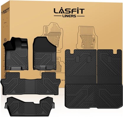 LASFIT Cargo Liner for Honda CR-V 2026 2025 2024 2023 (Gasoline & Hybrid & e:FCEV) All Weather TPE Car Trunk Mat (Upper Position), Cargo Only Black