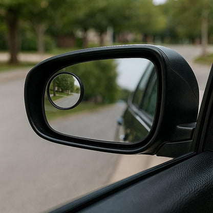 SteadMax 2 Pack Blind Spot Mirrors, HD Glass Wide Angle Convex Rearview Mirrors for Cars, Trucks, SUVs (2 Pack)
