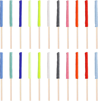11 PCS Microfiber Detail Duster Sticks, Mini Duster Crevice Cleaning Tool for Car Air Vents, Blinds, Fans, Windows, Small Spaces, Gap Dust Cleaner