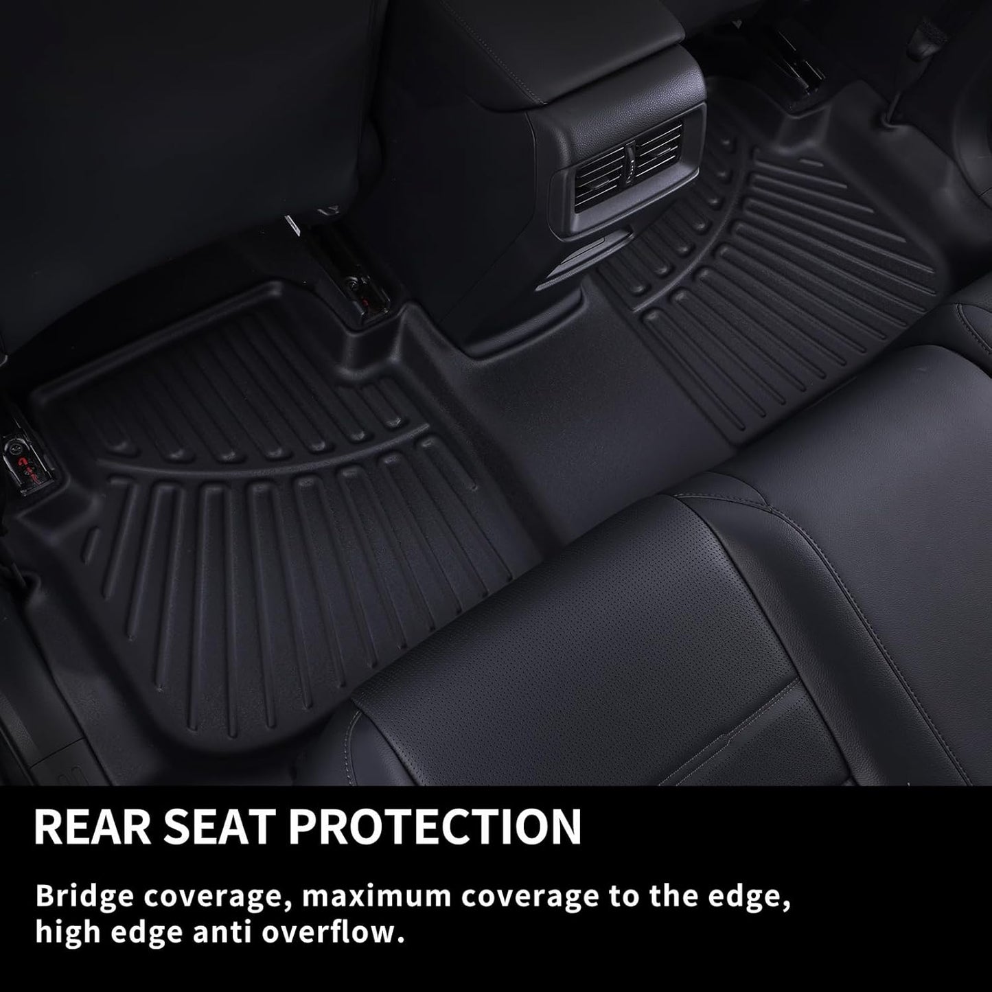 Floor Mats & Trunk Mat for 2012-2017 Chevy Equinox/GMC Terrain,TPE All Weather Protection 2 Rows Car Floor Liners with Cargo Liners for Chevrolet Equinox Accessories