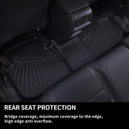 Floor Mats & Trunk Mat for 2012-2017 Chevy Equinox/GMC Terrain,TPE All Weather Protection 2 Rows Car Floor Liners with Cargo Liners for Chevrolet Equinox Accessories
