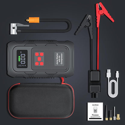 H50 Jump Starter - 5000A Jump Starter Battery Pack for Up to 10.0L Gas and 8.0L Diesel Engines, 12V Car Battery Jumper Starter Portable with 3.0" LCD Display, Jump Box