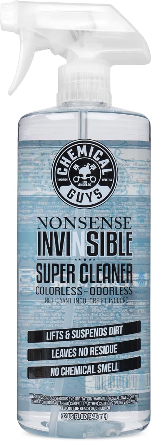 Chemical Guys Nonsense, Odorless Cleaner For Car Interior and Exterior All Purpose Cleaning Spray for Vinyl, Rubber, Plastic, Carpet, Upholstery, and Engine Bays Foaming Deep Cleaning Formula 16 oz