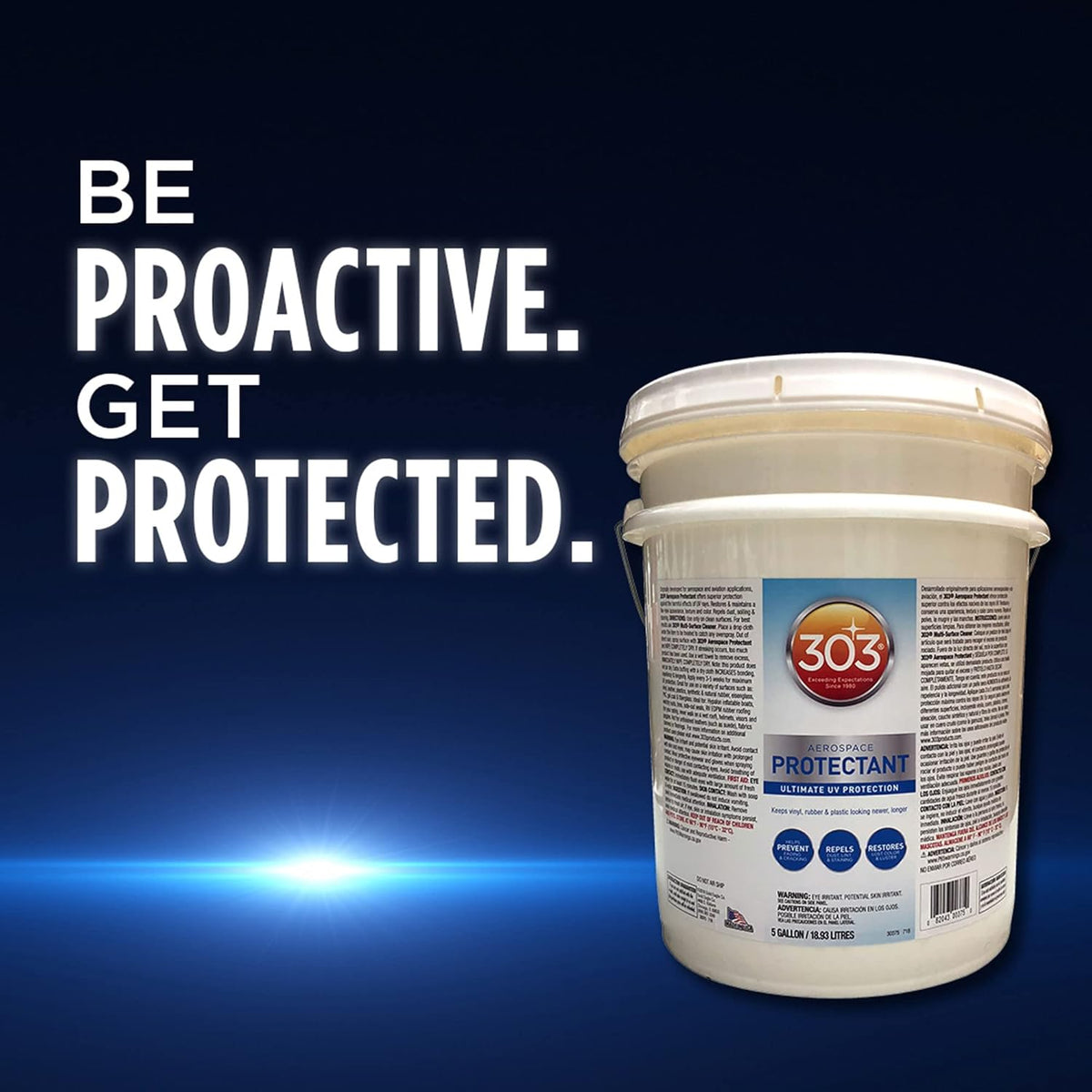303 Products Aerospace Protectant Spray, UV Protection for Outdoor Surfaces – Protects Vinyl, Plastic & Rubber, Repels Dust & Dirt, Matte Finish, 10 oz