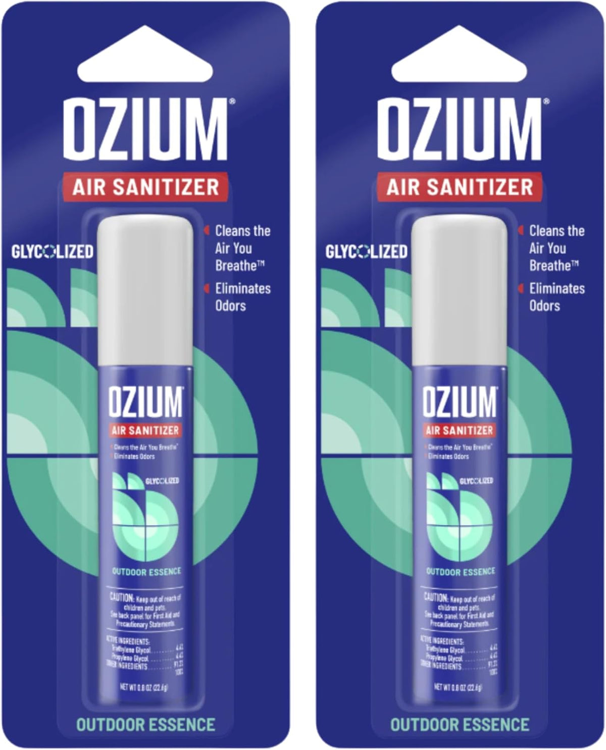 Ozium Air Sanitizer, New Car Scent, 0.8 oz