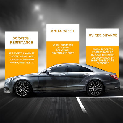 Advanced Graphene Ceramic Coating for Cars(70ML),12H Graphene Coating for Auto Car Detailing,10+ Years of Long Lasting Car Protection,Gloss Hydrophobicty Anti Scratch