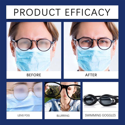 JoanofArc Anti-Fog Spray for Glasses, Lens Cleaner Spray, Prevents Fog on Goggles, Masks, Swim & Ski Goggles, Mirrors & Windshields, Improve Visibility, 20ml Travel Size(0.68 fl oz Each)