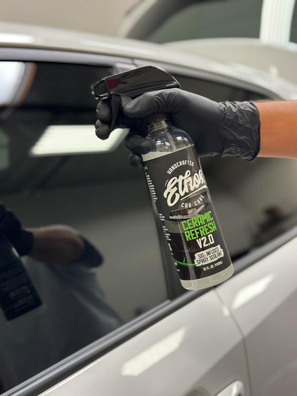 Ethos Ceramic Refresh – Ceramics Coating Spray & Ceramic Sealant for Instant Gloss – Paint Restorer with 6+ Months Car Sealant Protection – SiO2 Spray for Car Detailing