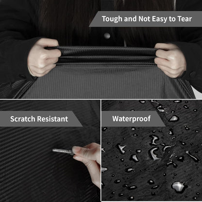 6 Layers Car Cover Waterproof All Weather Car Cover Waterproof All Weather, Outdoor Full Exterior Cover Rain Sun UV Snowproof Protection with Zipper Cotton for SUV (185-190inch)