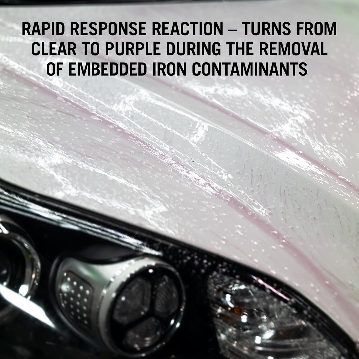 Turtle Wax Hybrid Solutions Rapid Decon Iron Remover, 23 fl oz, Wheel Cleaner, Versatile Iron Remover and Tire Cleaner