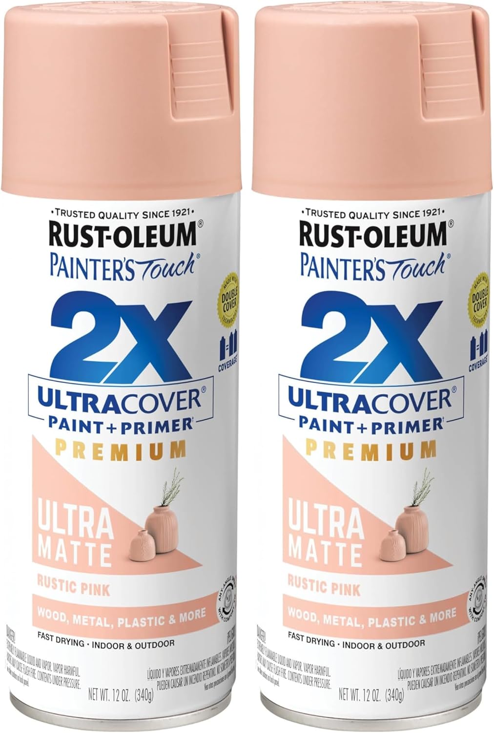 Rust-Oleum 334029 Painter's Touch 2X Ultra Cover Spray Paint, 12 oz, Gloss Clear - Colors D