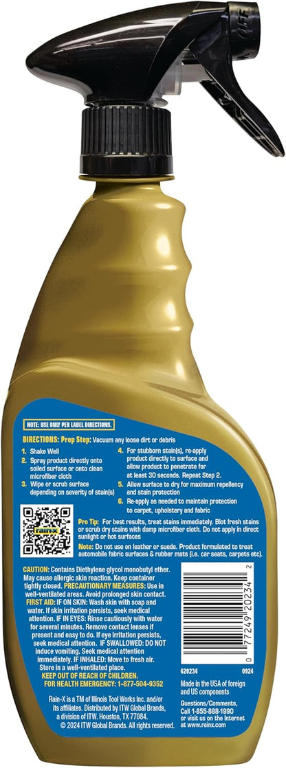 Rain-X 620232SRP All-Interior Cleaner Protectant & Repellent for Car Interiors, Cleans + Repels Liquid Spills & Dust without Residue, Cherry Scent 16 Fl Oz.