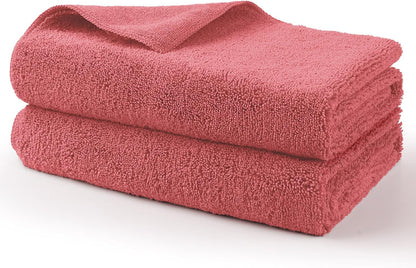 HOMEXCEL Professional Large Microfiber Car Drying Towels 2 Pack, Lint Free, Scratch Free, Highly Absorbent Drying Towel for Cars, SUVs, RVs, Trucks, and Boats,31" x 24",Grey
