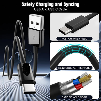 Car Carplay Cable for iPhone 17/16/15,iPhone 16/15 Plus17/16/15 Pro 17/16/15Pro Max charger ,USB A to USB C for Carplay USB C Cord, iPad USB C Cable 10th, iPad Air Car Charger Cable Cord 3FT (White)