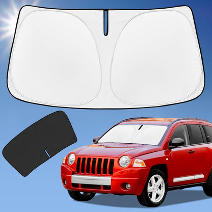 for Toyota Tacoma 2016-2023 2024 2025 2026 Sun Shade Sunshade Windshield Cover - 4 Layers Front Window Shade Custom Fit Tacoma 2Dr 4Dr Pickup Sun Visor 240T Shade Blocks UV Rays Car Accessories - Colors G