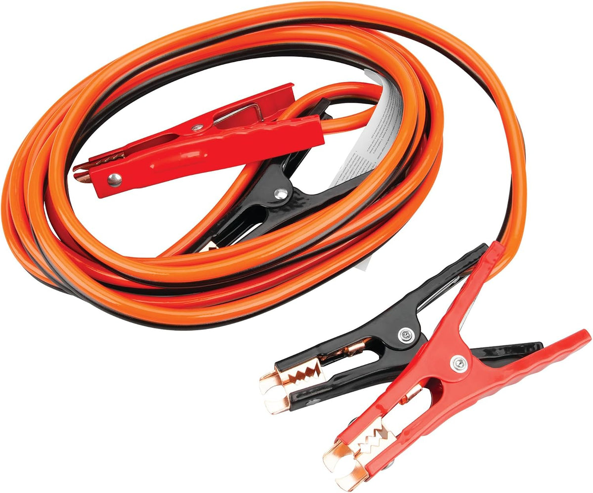 Performance Tool W1675 10ft 4GA Lighted Jumper Cables - Tangle-Free, Heavy Duty Clamps, Suitable for Trucks, SUVs, and Other Large Vehicles
