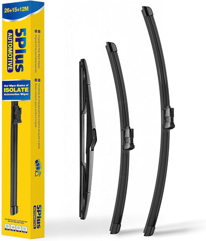 20"-2 Pack Windshield Wiper Blades Replacement For Ford F150 F250 F350 F450 F550 2008-1999 Expedition 2006-1999 Explorer 2010-2005 Mustang 2004-1999, Windshield Wiper Blades For My Car