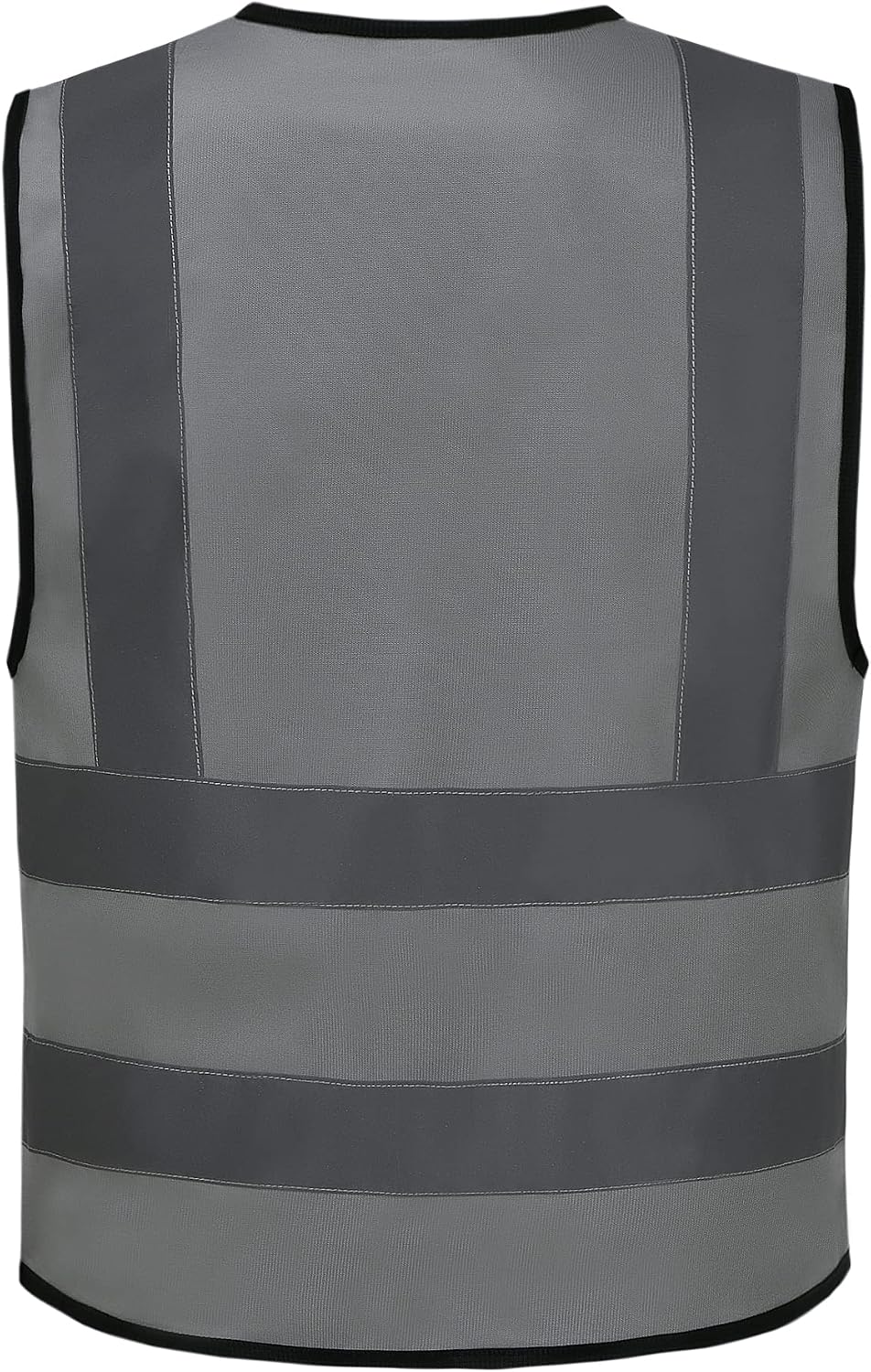 AYKRM 12 colour High visibility viz vest hi vis viz reflective work construction safety vest (XS-8XL) - Colors B