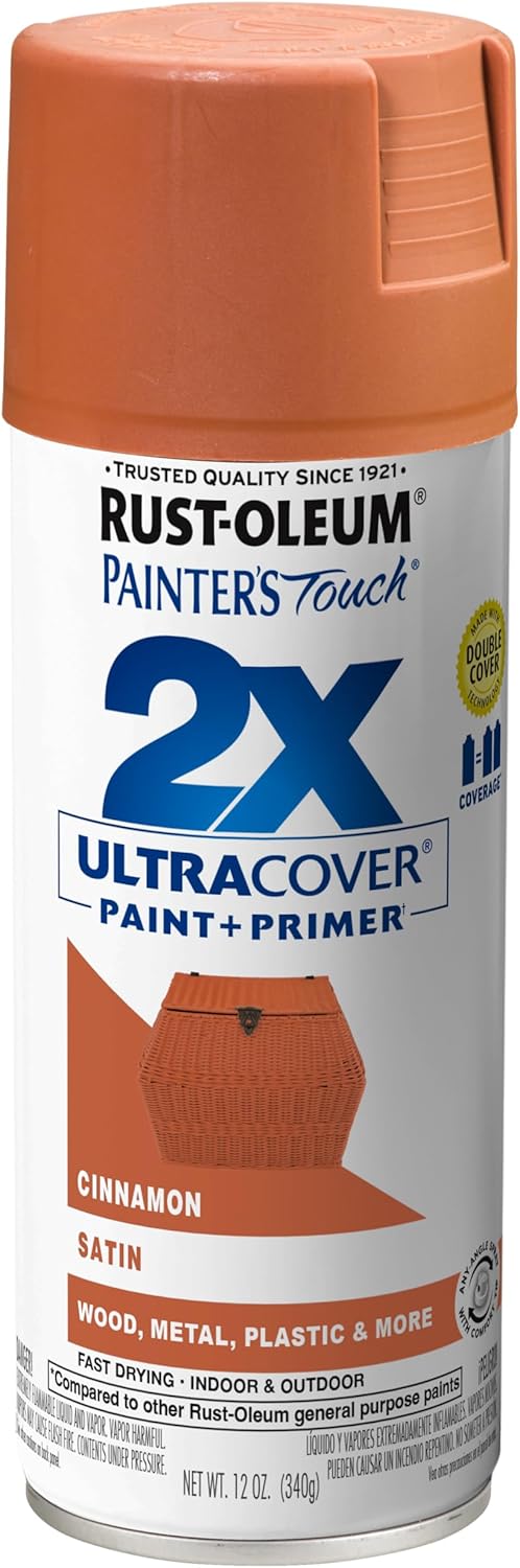 Rust-Oleum 334029 Painter's Touch 2X Ultra Cover Spray Paint, 12 oz, Gloss Clear - Colors F