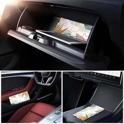 Car Registration and Insurance Holder，Colour Patterns Men Women Car License Document Registration and Insurance Card Holder