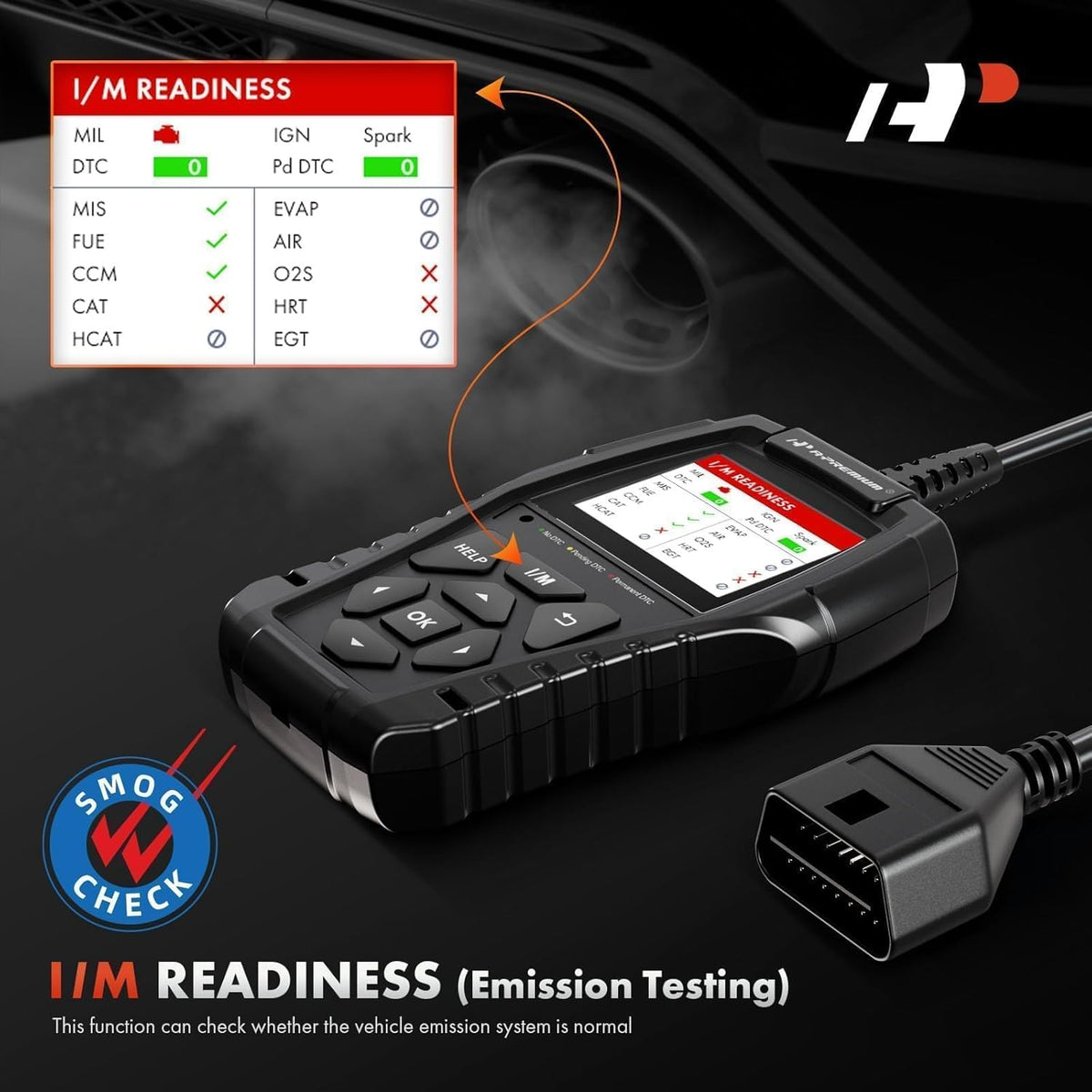 A-Premium AD200 Professional OBD2 Scanner Car Diagnostic Tool, OBDII EOBD Code Reader, Enhanced Check Car Engine Light Diagnostic Scan Tool, Upgraded Fault Code Scanner for All Vehicles from 1996