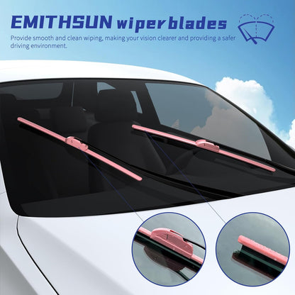 OEM QUALITY 26" + 16" Premium All-Seasons Stable And Quiet Windshield Wiper Blades(Set of 2) - Colors A
