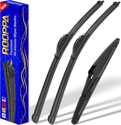 3 wipers Replacement for 2019-2023 2024 2025 2026 Subaru Forester, Windshield Wiper Blades Original Equipment Replacement - 26"/17"/14" (Set of 3) - Colors B