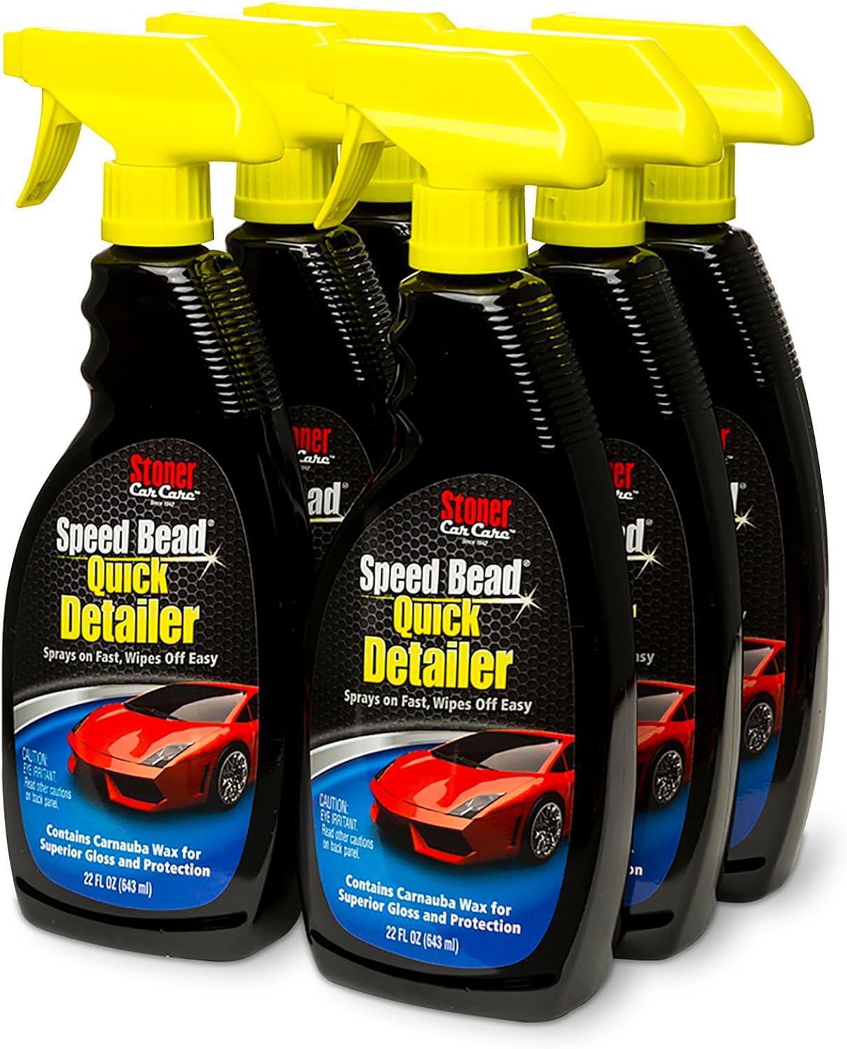Stoner Car Care 92354-2PK Speed Bead Quick Detailer Spray – Fast Detail Spray for Dust, Smudges and Light Contaminants – Enhances Gloss and Slickness With Carnauba Wax – 22 fl oz (Pack of 2)