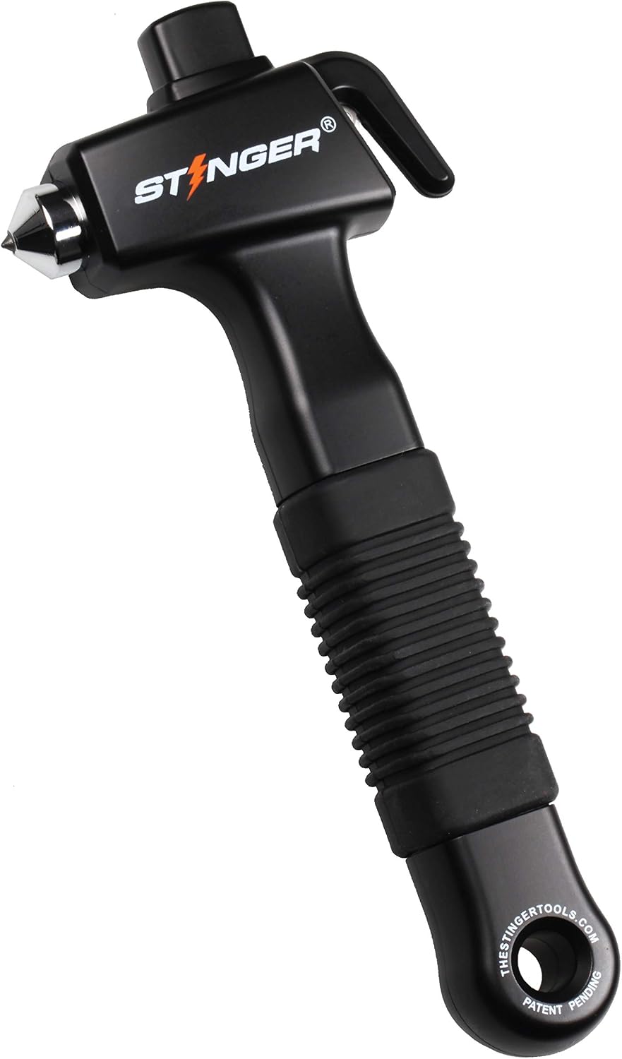 Stinger Super Duty Car Emergency Escape Tool, Hardened Carbon Steel Vehicle Safety Hammer, Spring Loaded Window Breaker, Razor Sharp Seat Belt Cutter, Auto Accident Life-Saving Rescue Tool (Orange)
