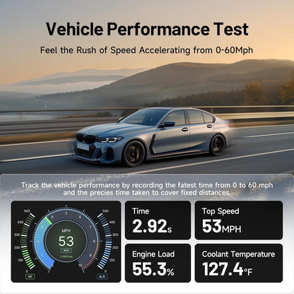 TOPDON Carpal OBD2 Scanner Bluetooth - Scanner for Car, AI-Assisted All System Diagnostic Tool for iOS & Android, Vehicle Health Check, 6 Maintenance Services, Smog Check, Repair Guide