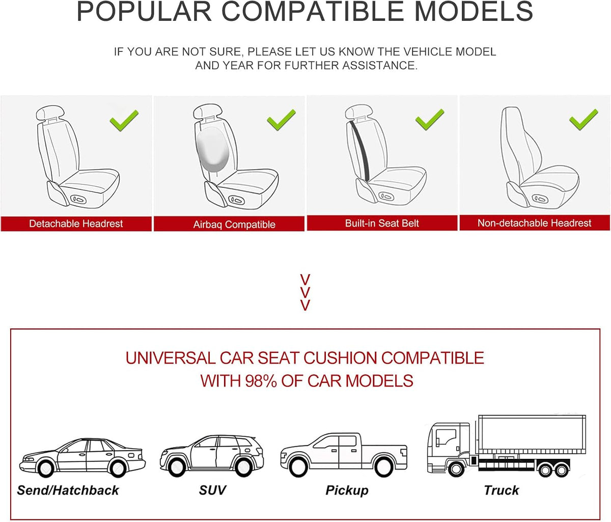 BOPUOVRE Car Seat Cover for Luxury & Comfort - PU Leather, Anti-Slip, Full Wrap Protection with Storage Pocket for Bottom Cushion - Universal Fit for 95% of Vehicles (Black,1 Piece)