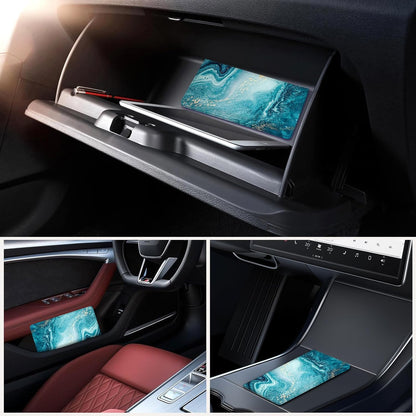 Car Registration and Insurance Holder，Colour Patterns Men Women Car License Document Registration and Insurance Card Holder