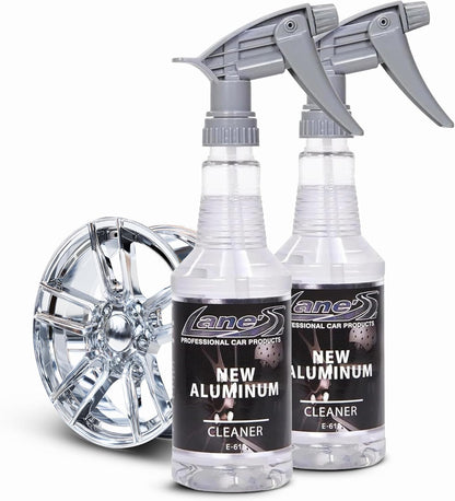 LANE'S New Aluminum Car Wheel Cleaner | Acid Rim Cleaner and Brightener | Brake Dust, Oxidation & Rust Remover for Motorcycles, Cars, Trucks | Shines & Eliminates Hard Scrubbing | 16oz