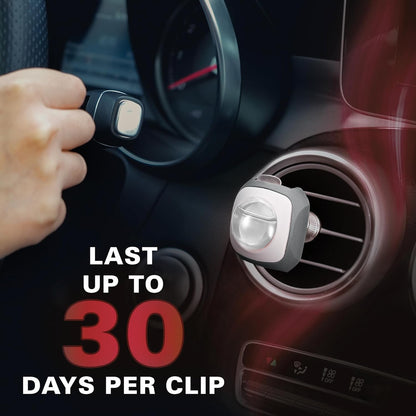 Air Jungles New Car Scent Car Air Freshener Vent Clip, 6 Count Long Lasting Up to 180 days, Natural Essential Oil Car Fragrance Accessories for Women and Men, Odor Eliminator - 4ml Each