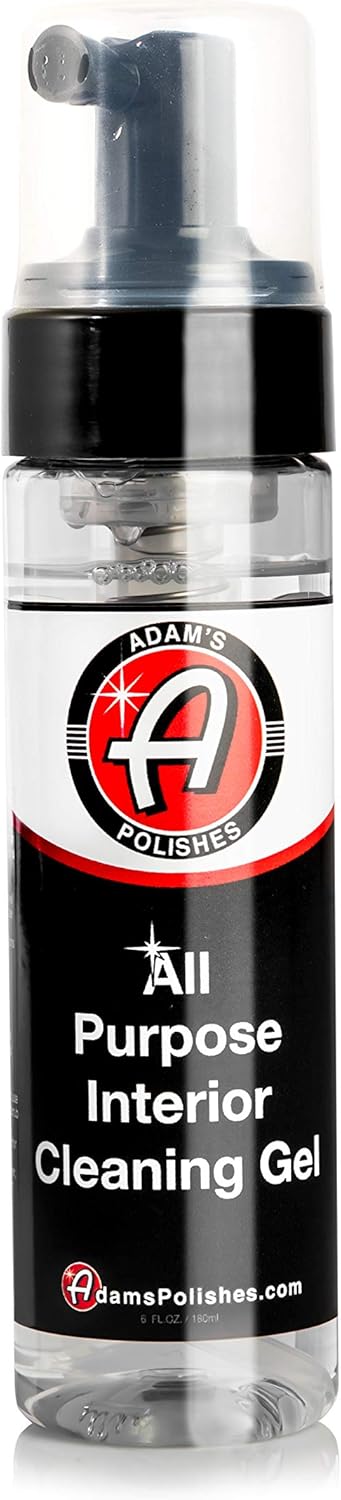 Adam's All Purpose Interior Cleaning Gel - Car Interior Cleaning For Interior Detailing Leather Seats, Vinyl Carpet, Upholstery, Plastic & Rubber Surfaces