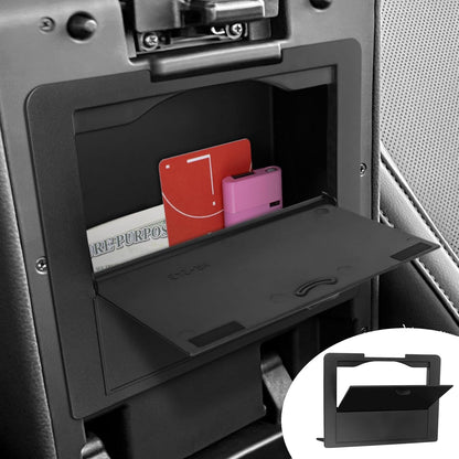 Glove Box Dividers Organizer Compatible with Toyota 2016-2020 2021 2022 2023 Tacoma Accessories Black ABS Material Center Console Organizer