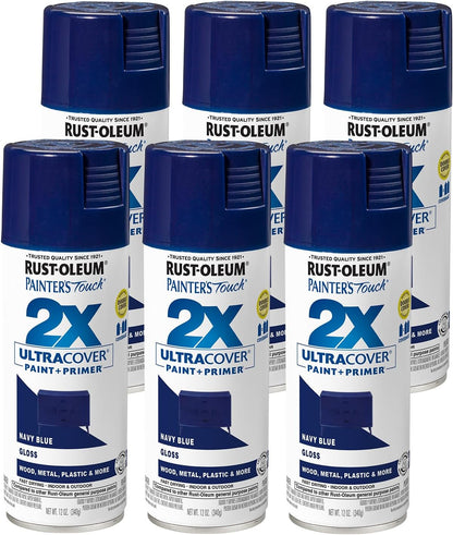 Rust-Oleum 334029 Painter's Touch 2X Ultra Cover Spray Paint, 12 oz, Gloss Clear - Colors A