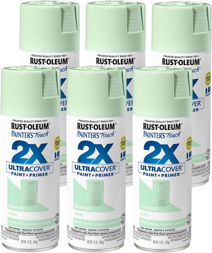 Rust-Oleum 334029 Painter's Touch 2X Ultra Cover Spray Paint, 12 oz, Gloss Clear - Colors B