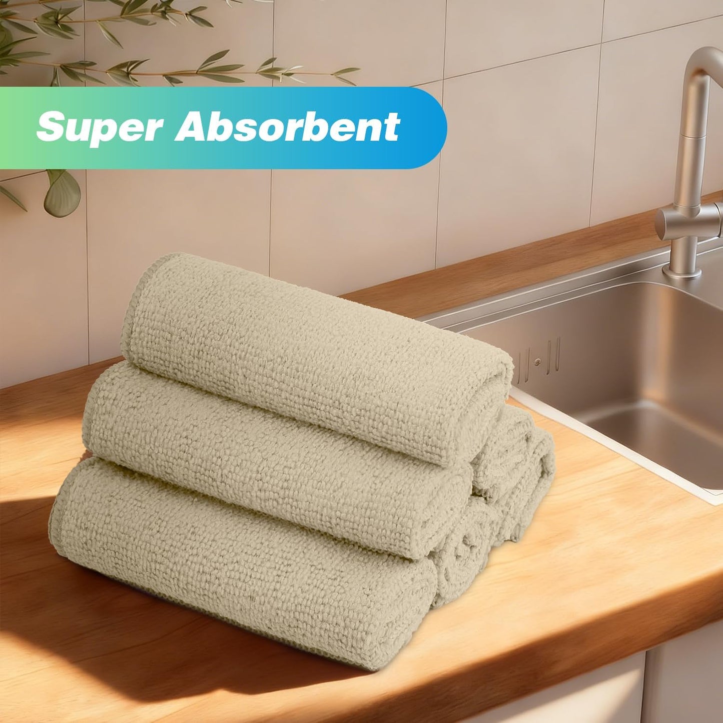 HOMEXCEL Professional Large Microfiber Car Drying Towels 2 Pack, Lint Free, Scratch Free, Highly Absorbent Drying Towel for Cars, SUVs, RVs, Trucks, and Boats,31" x 24",Grey