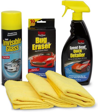 Stoner Car Care 92354-2PK Speed Bead Quick Detailer Spray – Fast Detail Spray for Dust, Smudges and Light Contaminants – Enhances Gloss and Slickness With Carnauba Wax – 22 fl oz (Pack of 2)