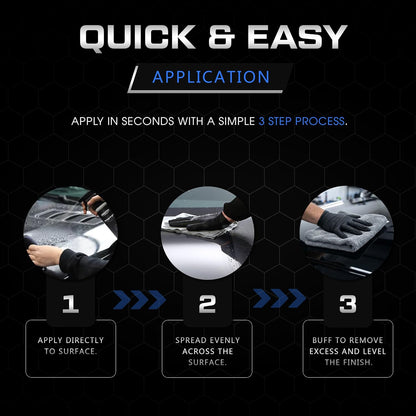 Graphene Ceramic Coating - Ceramic Spray Coating for Cars - Hydrophobic Protection Repels Water - Enhances Gloss and Shine - Protects Paint from Contaminants and Water Spots (16oz)