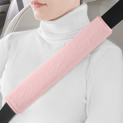 LACDL Extra Long Seatbelt Cover Super Soft Furry for Adults Kids Women & Men, Thick Plush Full Car Seat Belt Strap Cushion, Fluffy Shoulder Pad Protector, Auto Interior Accessories, 1pc, Black, 15.5in