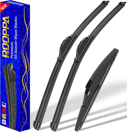 3 wipers Replacement for 2019-2023 2024 2025 2026 Subaru Forester, Windshield Wiper Blades Original Equipment Replacement - 26"/17"/14" (Set of 3) - Colors B