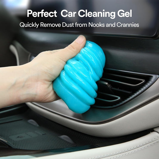 PULIDIKI Car Cleaning Gel Car Cleaning Putty Car Putty Auto Detailing Tools Car Slime Cleaner Dust Cleaning Gel for Car Interior Cleaner Car Cleaning Supplies Cleaning Kit Car Accessories Blue 2Pack